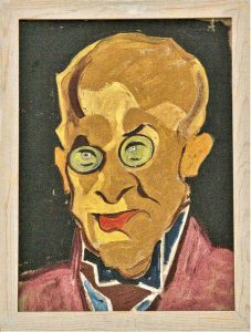 Museum DKW Cottbus Expressionistischer alter Herr Carl Lohse - K. - F. Muehler