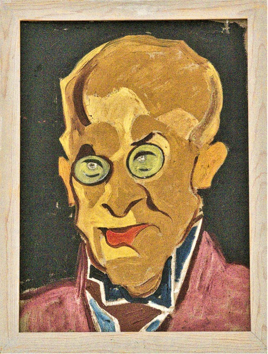 Museum DKW Cottbus Expressionistischer alter Herr Carl Lohse - K. - F. Muehler