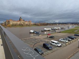 Weihnachtshochwasser 2024 in Dresden (4) - H. Müller