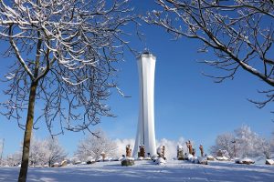 Winter am Aussichtsturm - H. Müller