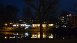 Amtsteich zur blauen Stunde -Norbert Kubicke