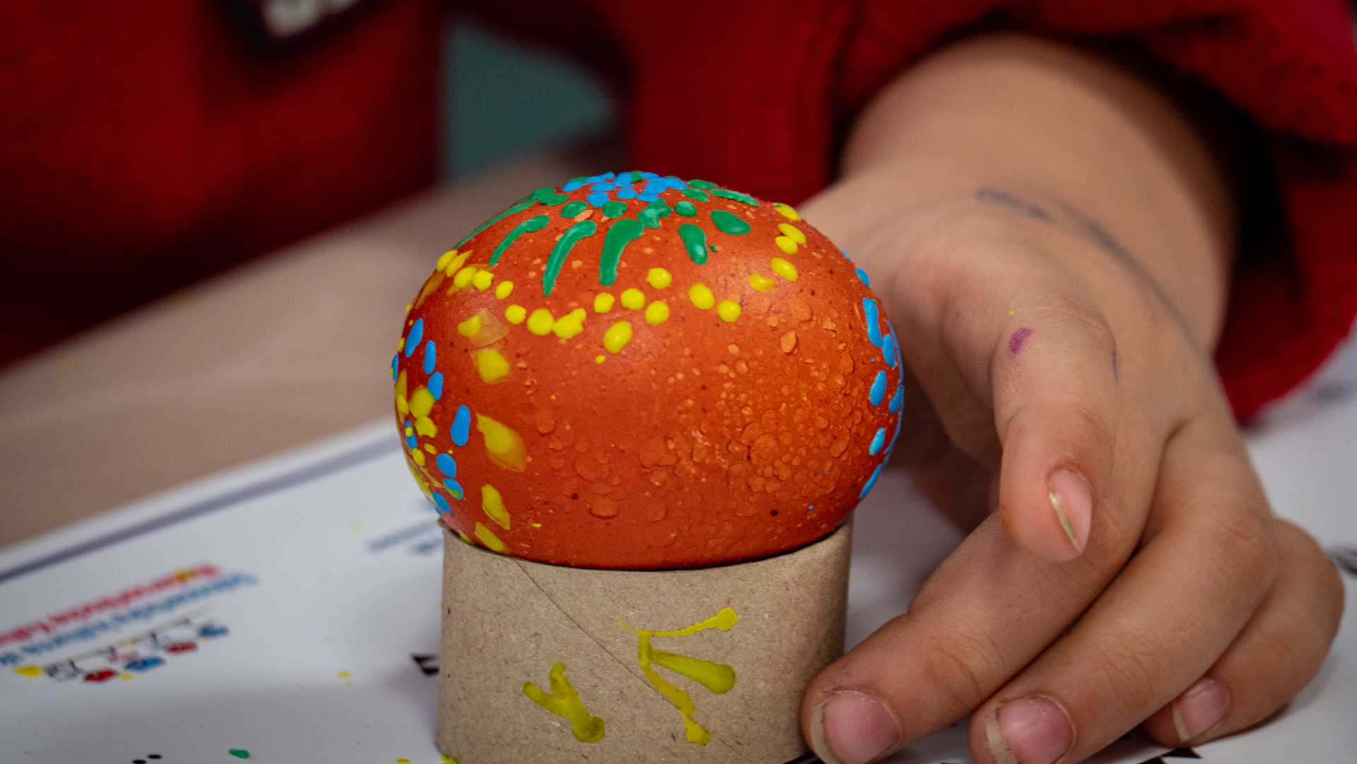 Osterbasteln in der OASE99 Peitz 1 - Kerstin Fetsch