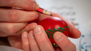 Osterbasteln in der OASE99 Peitz - Kerstin Fetsch